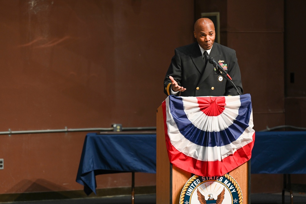 Navy Recruiting Command Holds Change of Command Ceremony