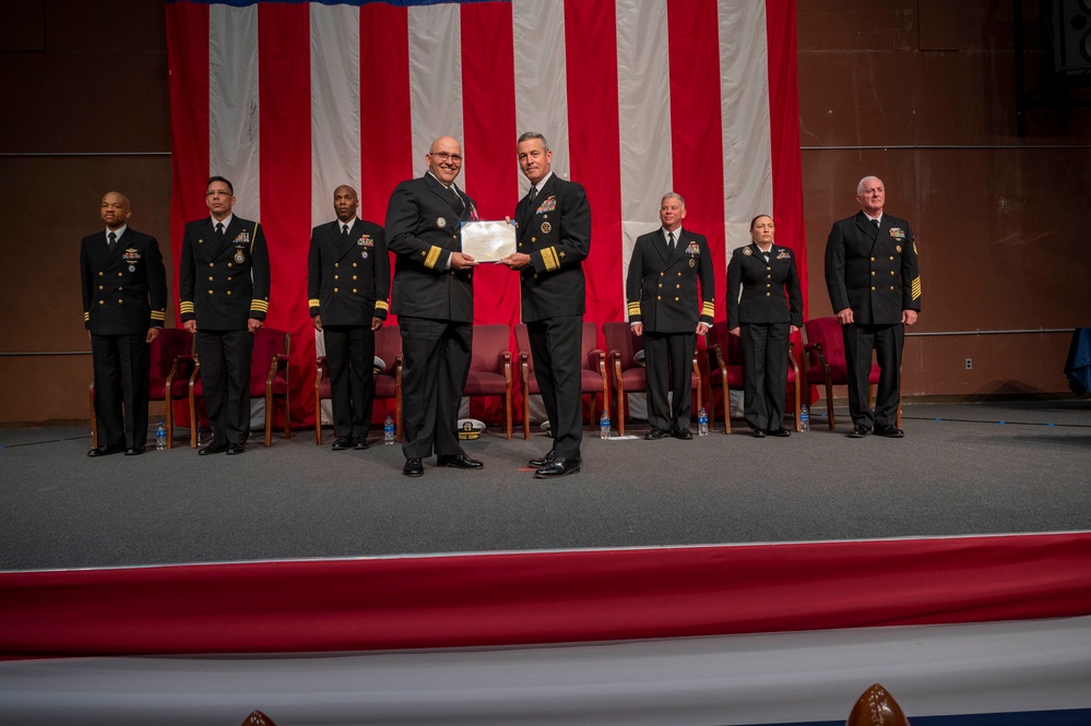 Navy Recruiting Command Holds Change of Command Ceremony