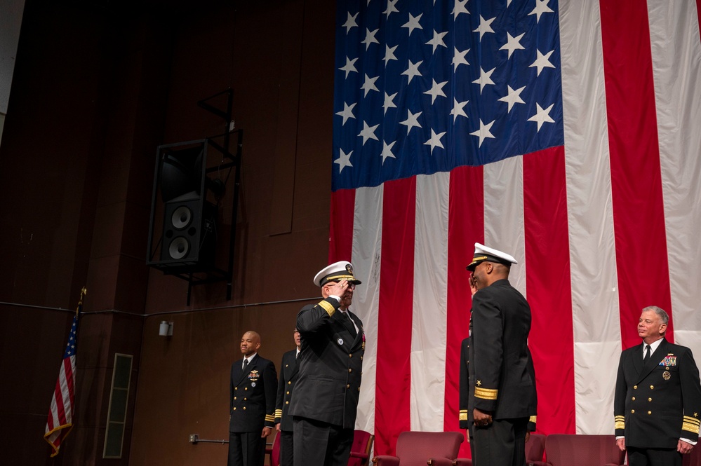 Navy Recruiting Command Holds Change of Command Ceremony