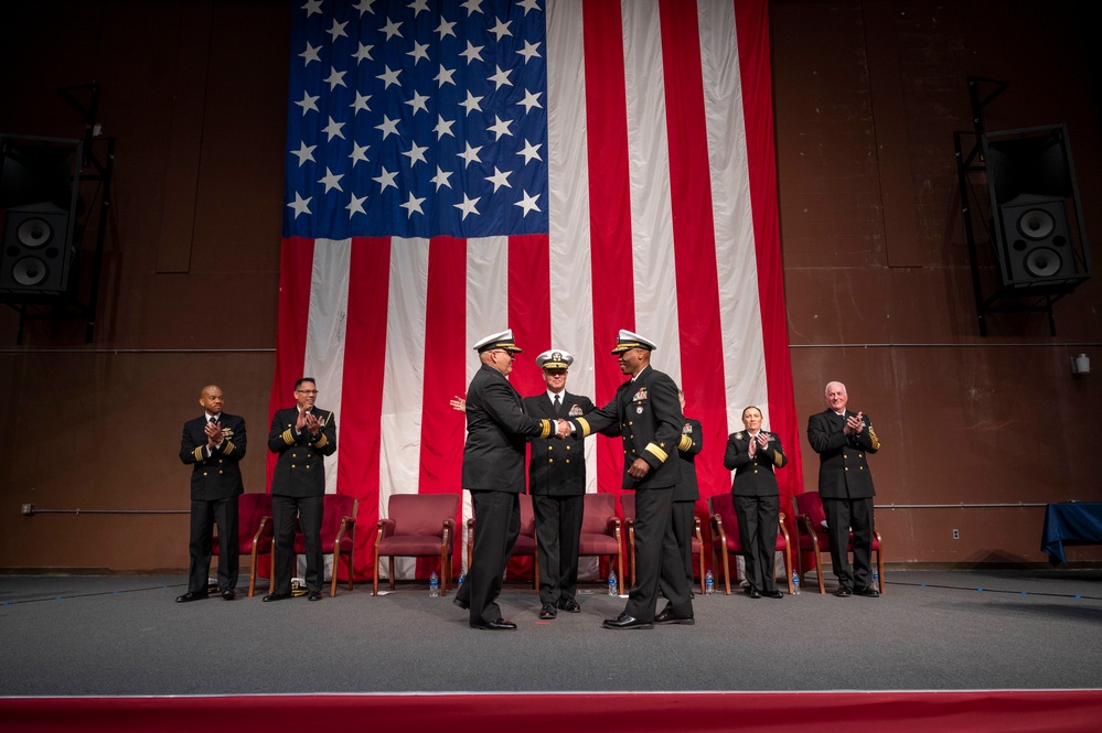 Navy Recruiting Command Holds Change of Command Ceremony