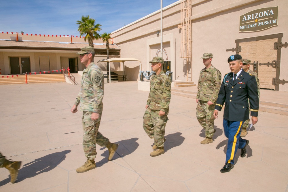 2022 Best Warrior Competitors Conduct Drill and Ceremony in Phoenix