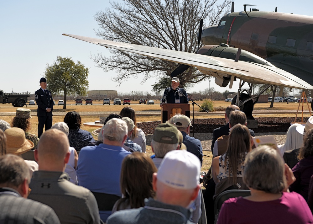 The Weyandt-Eddy Memorial Plaza dedication ceremony
