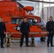 Coast Guard K-9s and their handlers perform K-9 hoisting operations