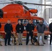 Coast Guard K-9s and their handlers perform K-9 hoisting operations