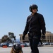 Coast Guard K-9s and their handlers perform K-9 hoisting operations