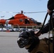 Coast Guard K-9s and their handlers perform K-9 hoisting operations