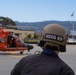 Coast Guard K-9s and their handlers perform K-9 hoisting operations