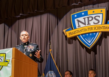 USMC Deputy Commandant for Information Honors NPS Winter Quarter Graduates