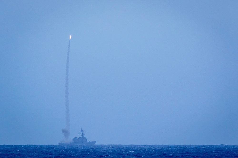 USS Milius Live-Fire Exercise