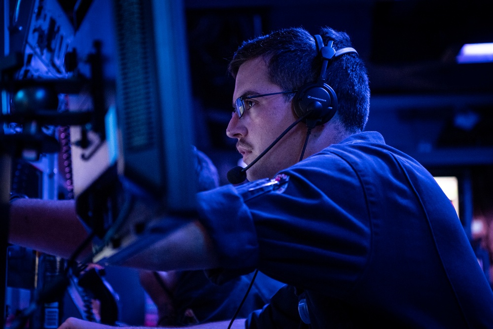 USS Dewey Combat Information Center