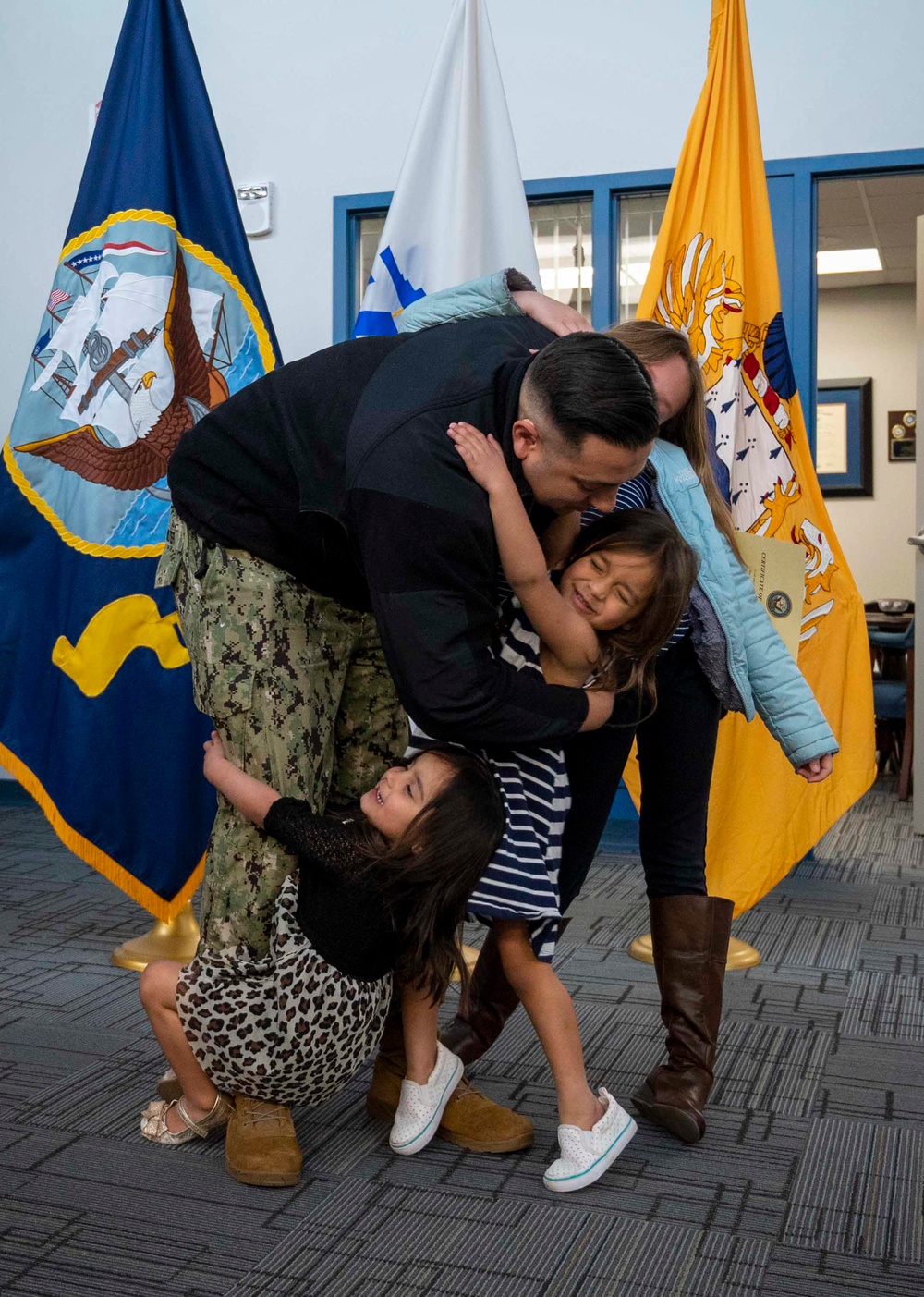 Carlisle native reenlists in the Navy