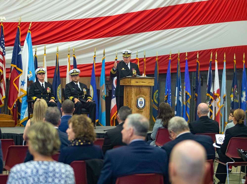 USS Normandy Holds Change of Command