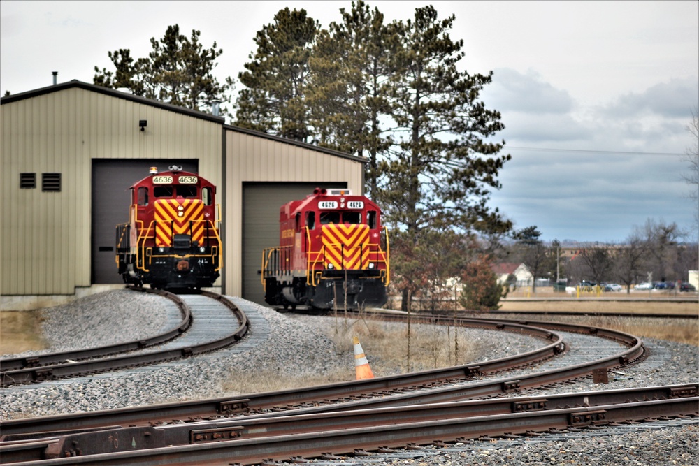 Locomotives at Fort McCoy