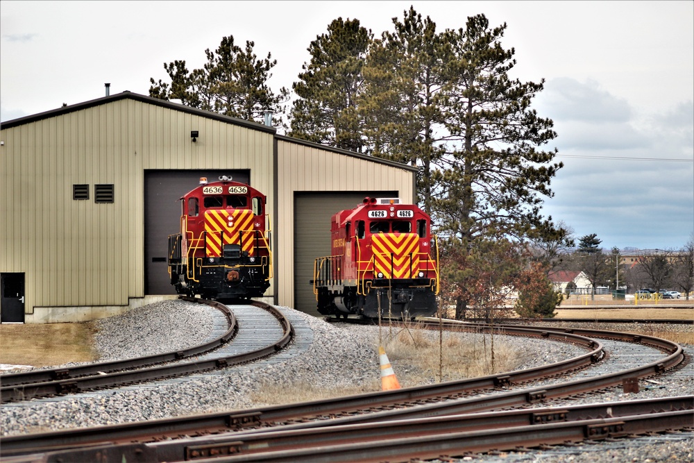 Locomotives at Fort McCoy