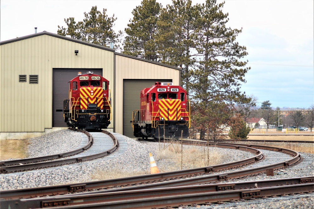 Locomotives at Fort McCoy