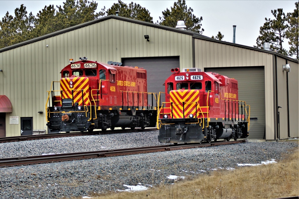 Locomotives at Fort McCoy