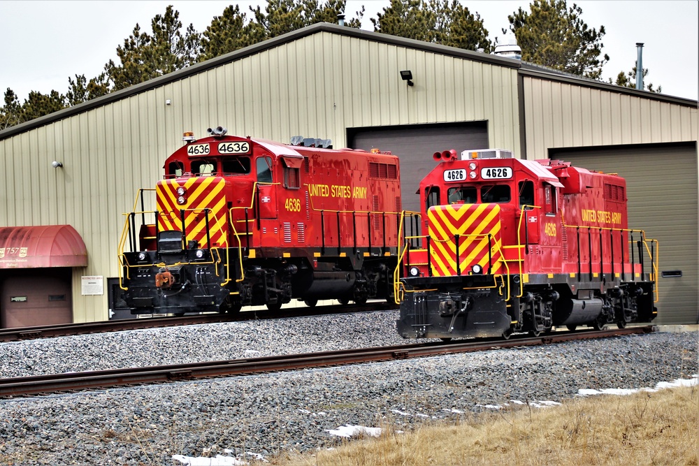 Locomotives at Fort McCoy