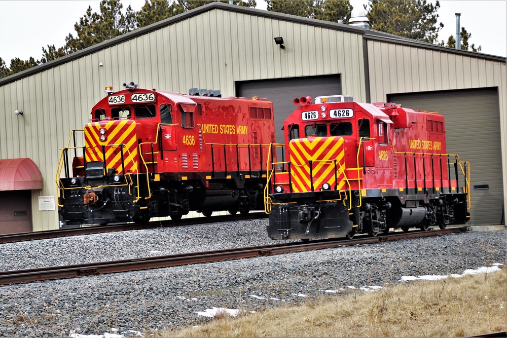 Locomotives at Fort McCoy