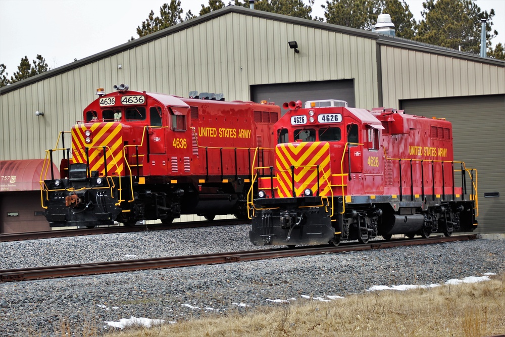 Locomotives at Fort McCoy