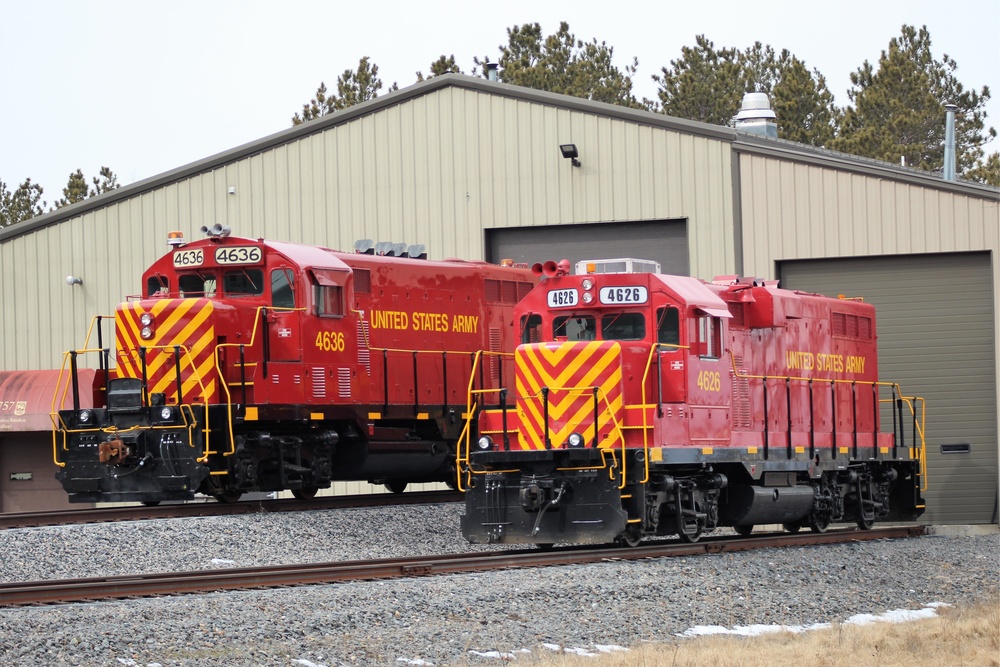 Locomotives at Fort McCoy