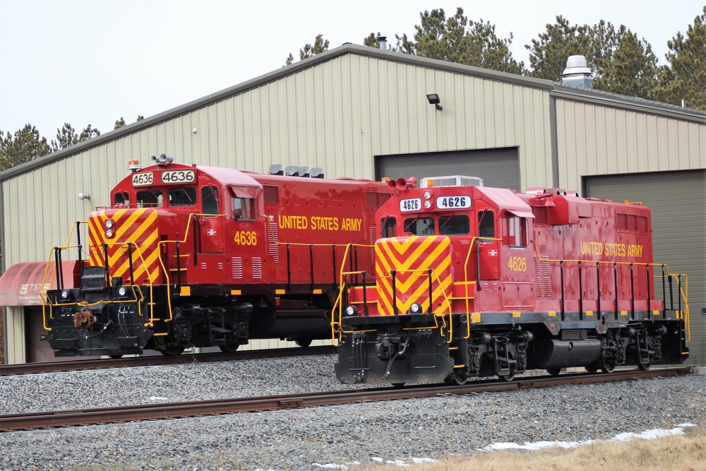 Locomotives at Fort McCoy