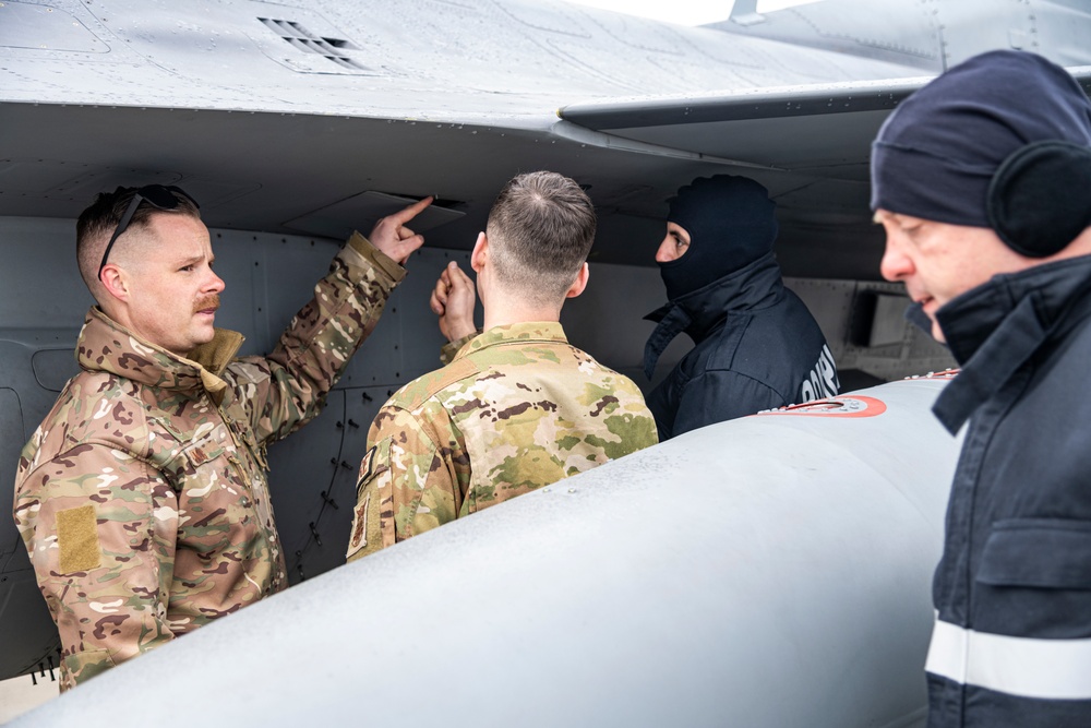 480th EFS firefighters integrate with Romanian counterparts
