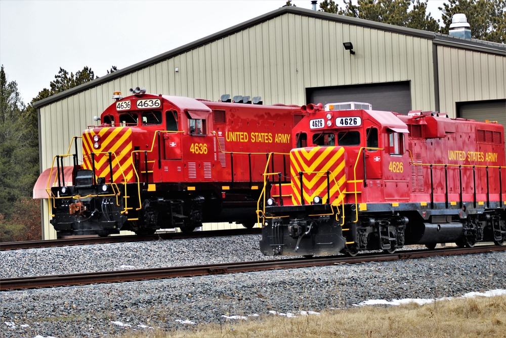 Locomotives at Fort McCoy