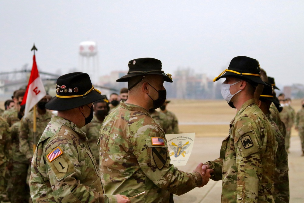 4-6 Air Cavalry Squadron receives Ellis D Parker award