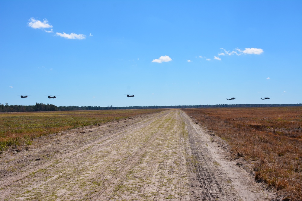 3rd Infantry Division conducts light infantry air assault training mission