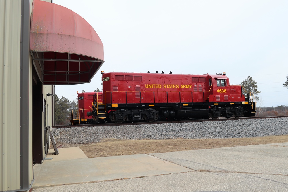 Locomotives at Fort McCoy