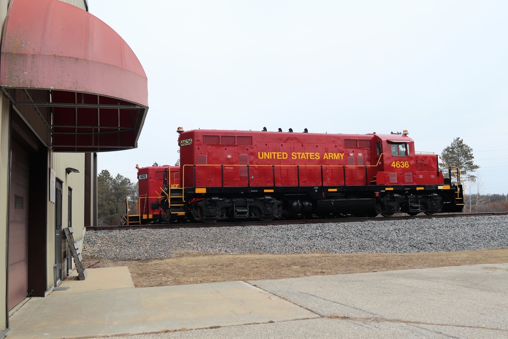 Locomotives at Fort McCoy