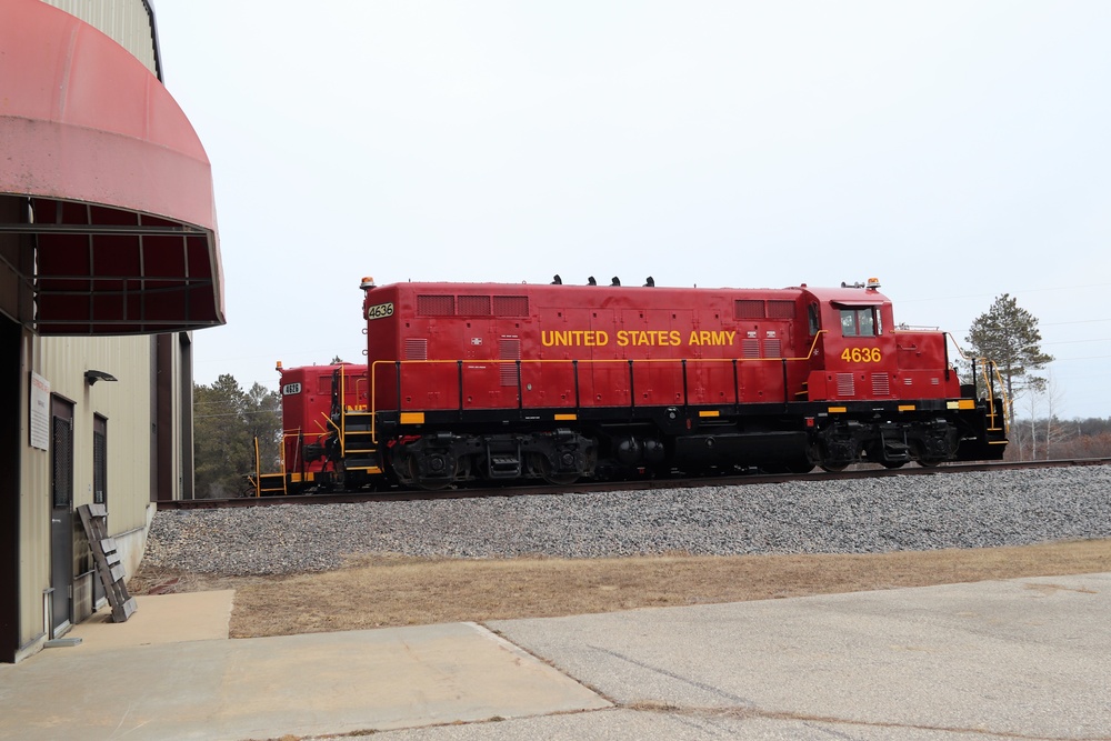 Locomotives at Fort McCoy