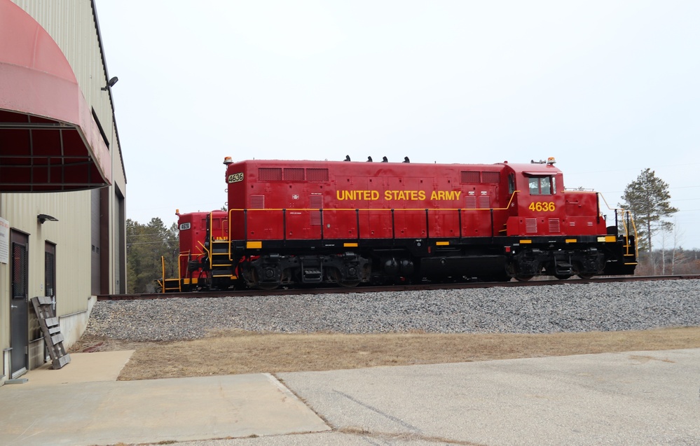 Locomotives at Fort McCoy