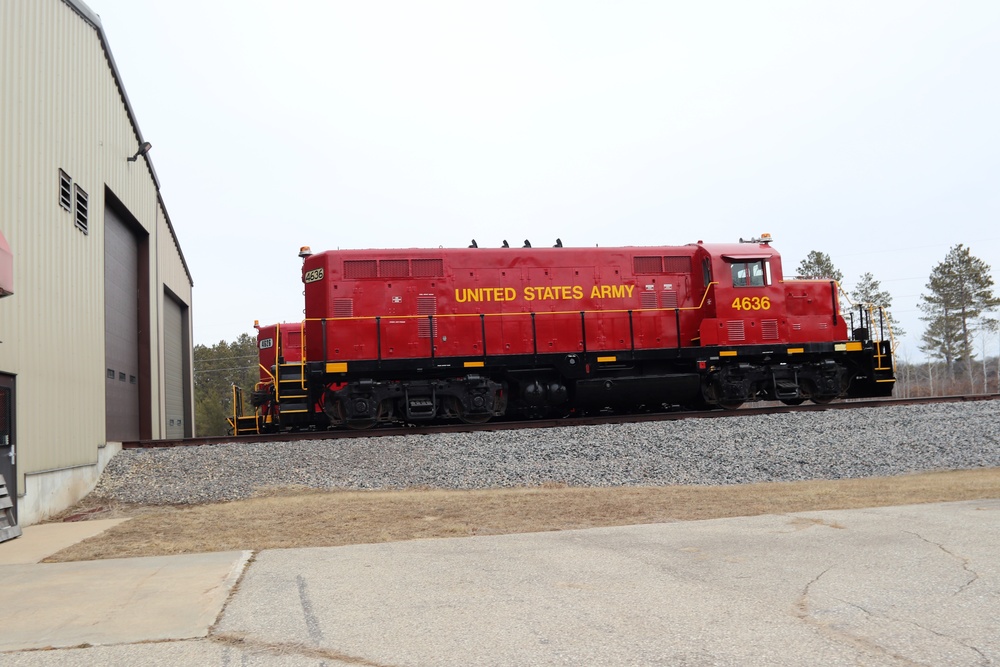 Locomotives at Fort McCoy