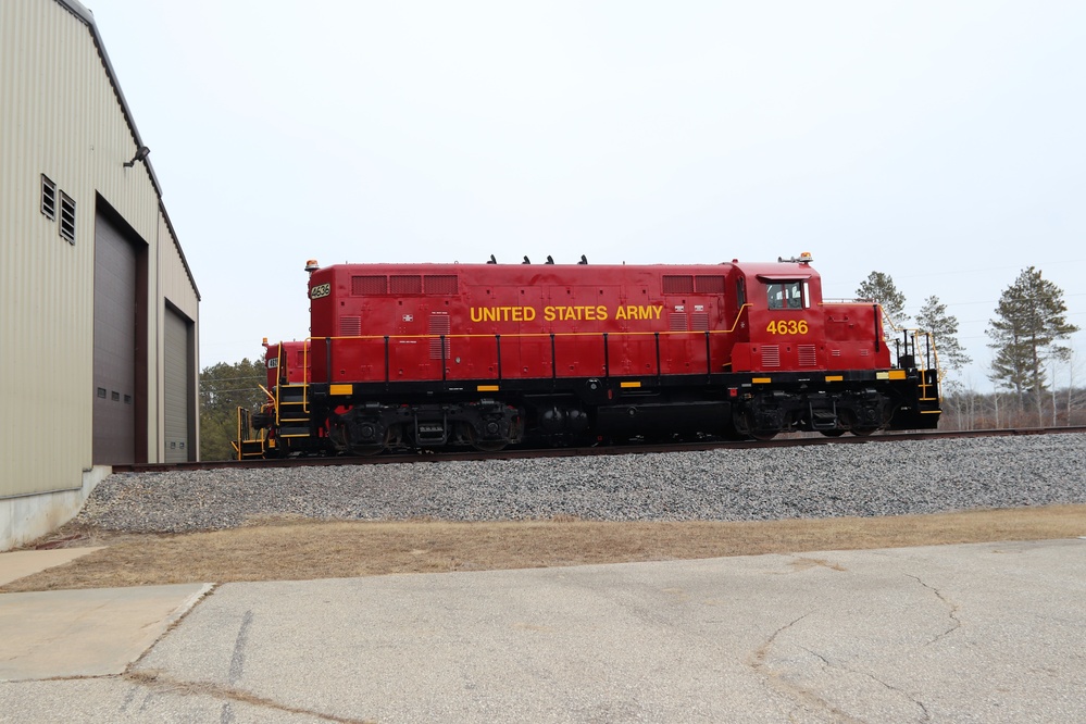 Locomotives at Fort McCoy