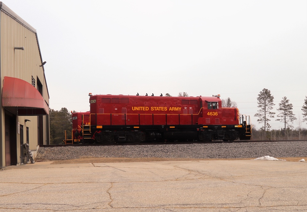 Locomotives at Fort McCoy