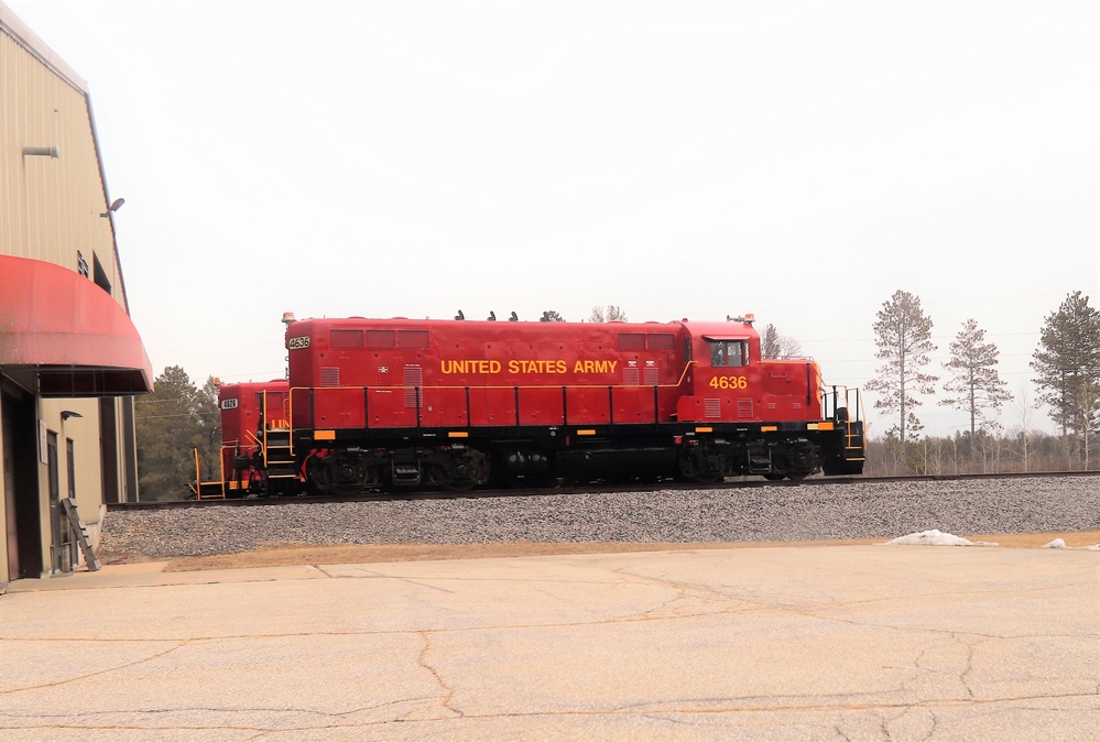 Locomotives at Fort McCoy