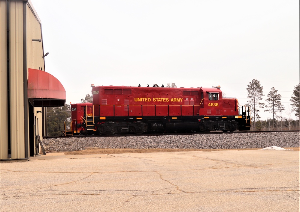 Locomotives at Fort McCoy