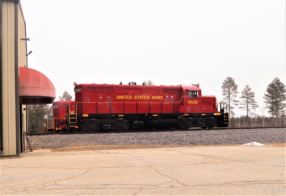 Locomotives at Fort McCoy