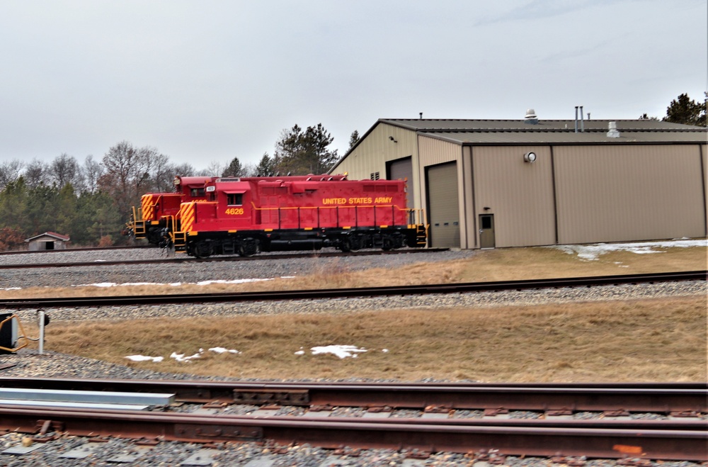 Locomotives at Fort McCoy