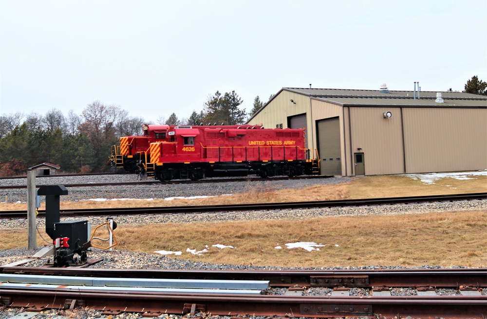 Locomotives at Fort McCoy