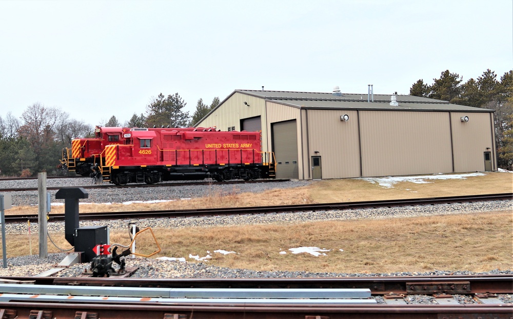 Locomotives at Fort McCoy