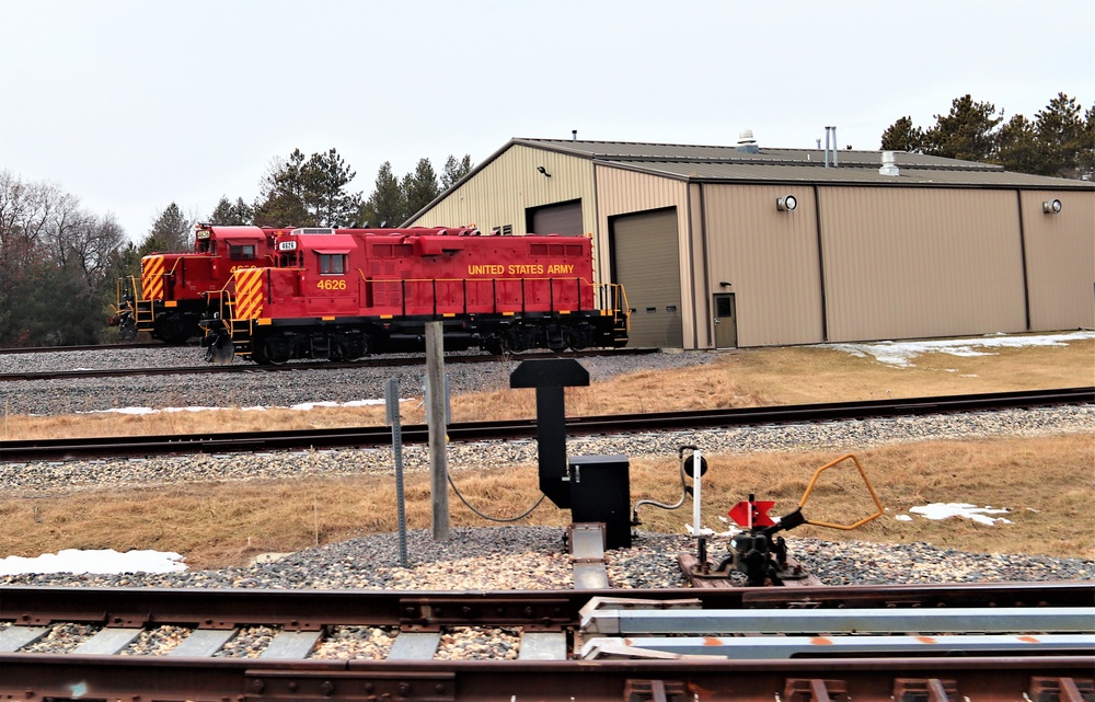 Locomotives at Fort McCoy