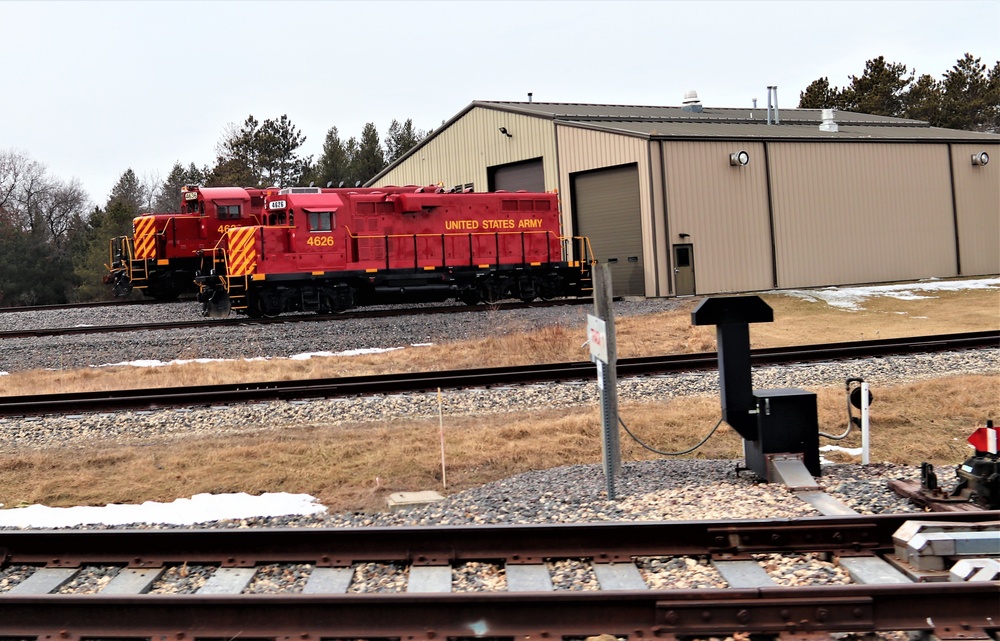 Locomotives at Fort McCoy