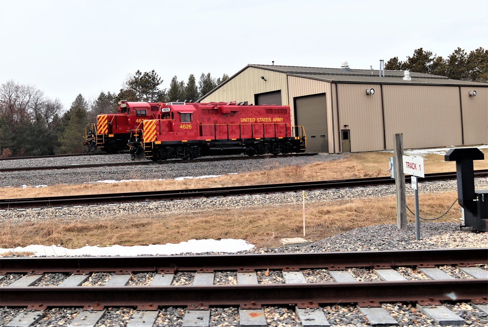 Locomotives at Fort McCoy