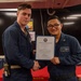 A Sailor Re-Enlists Aboard USS Ralph Johnson (DDG 114)