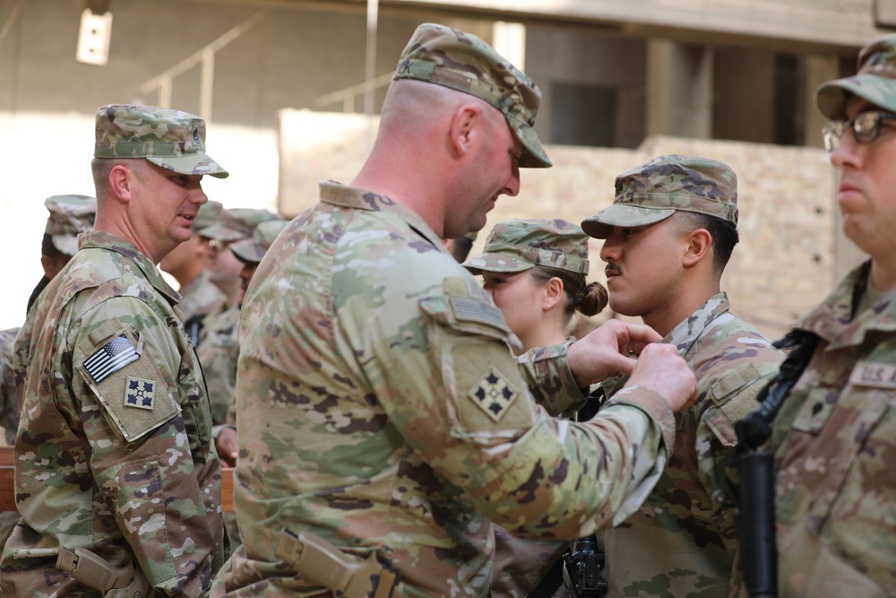 Soldiers earn the Combat Action Badge [41 of 47]