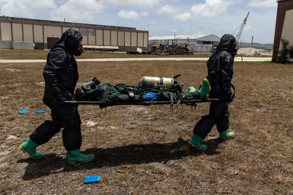 CBRN trains in sensitive site exploitation