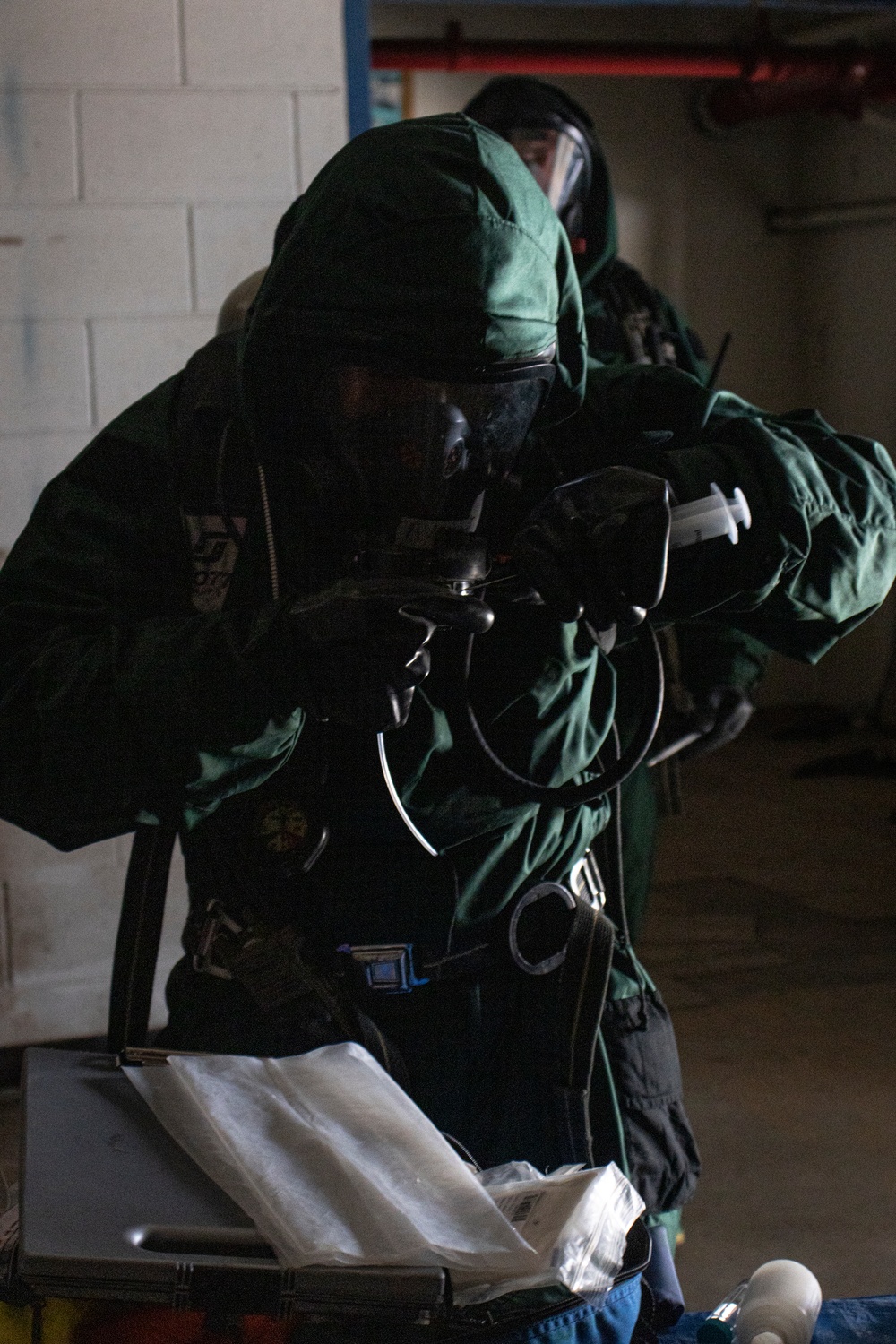 CBRN trains in sensitive site exploitation