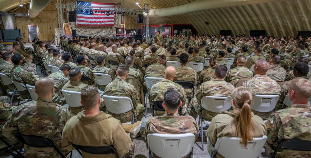 CMSAF visits Red Tails